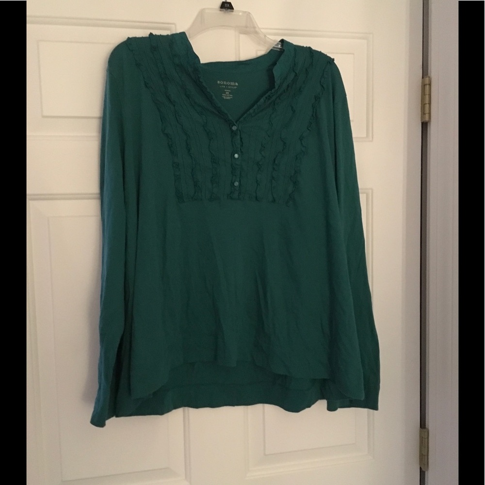 Sonoma Long Sleeve Top 2X